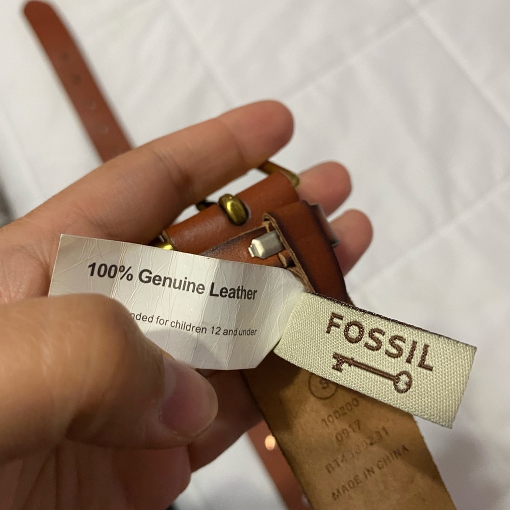 Fossil Leather Belt